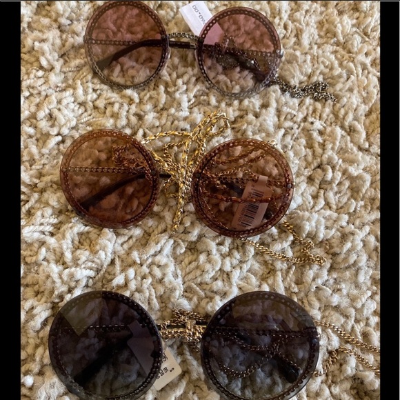 NEW, AUTHENTIC CHANEL 4245 LIGHT BROWN With Chain - Picture 3 of 6